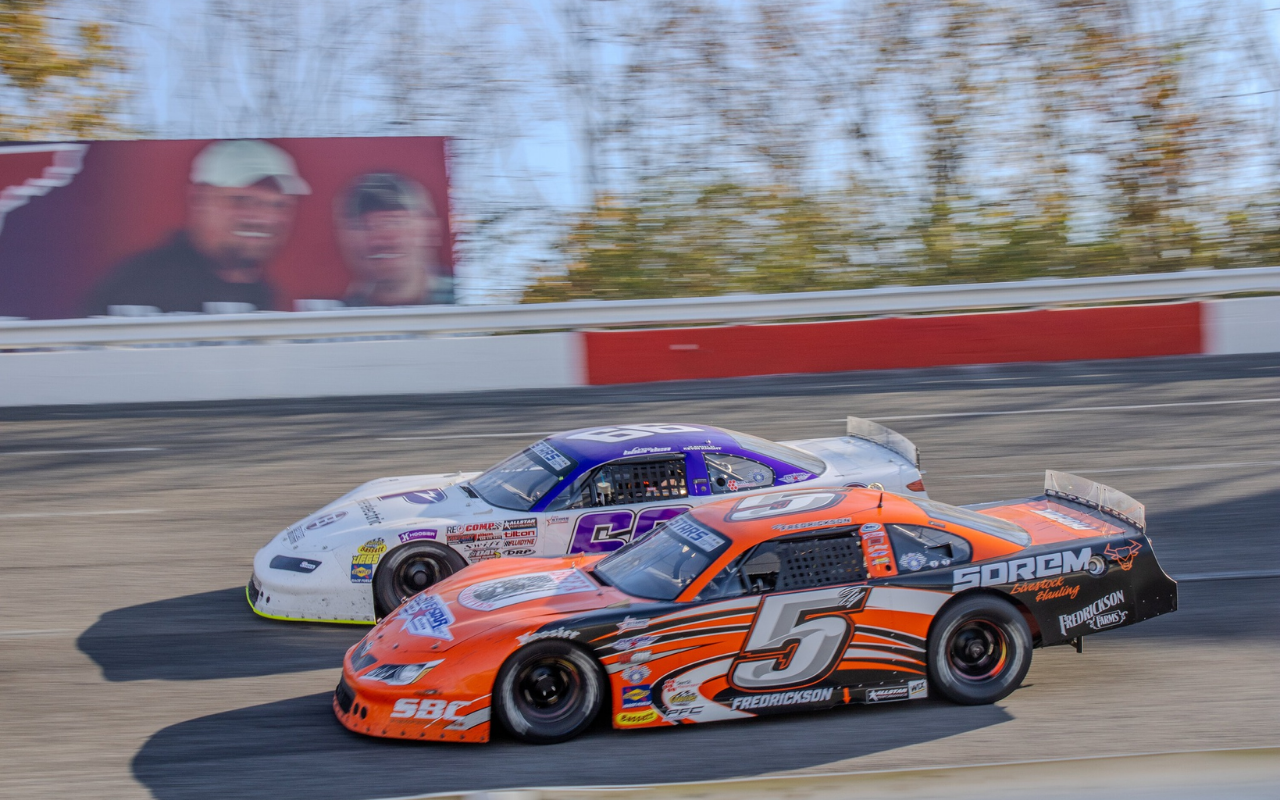 Racing Action from the Track